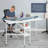 58 x 36 Height Adjustable Foldable Craft Table with Wheels