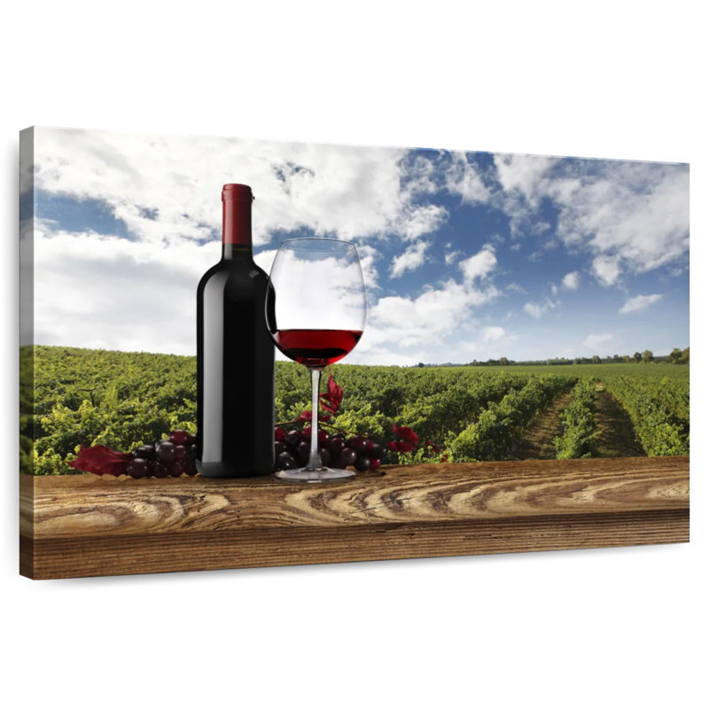 Yarlin Wine At The Vineyard, H 16 po x l 24 po