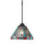 Mini-luminaire suspendu 6 lumières INNES Halvard Tiffany