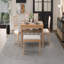 Ensemble de salle à manger extensible 6 pièces 6 pièces: table de ferme rustique de 59 à 72 pouces et 4 chaises + banc, pieds rétro sculptés-376735059