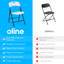 Ensemble de 6 chaises pliantes empilables Oline-1996333833