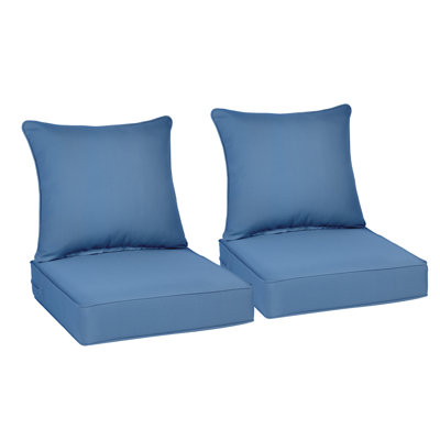 Outdoor Deep Seat Chair Cushion Set