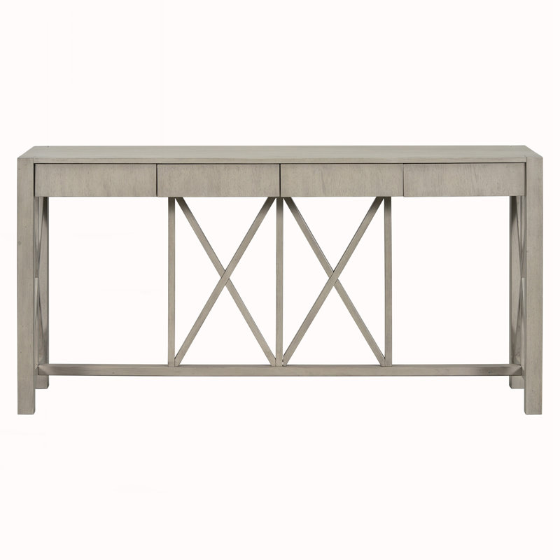 Console Table with 4 Spacious Drawers