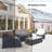 Isham Acacia Wood Patio Chair Covers