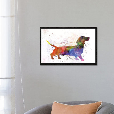 Short Haired Dachshund by Paul Rommer - Painting on Canvas
