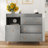Elegant Storage Cabinet With Sturdy Legs-2029663700