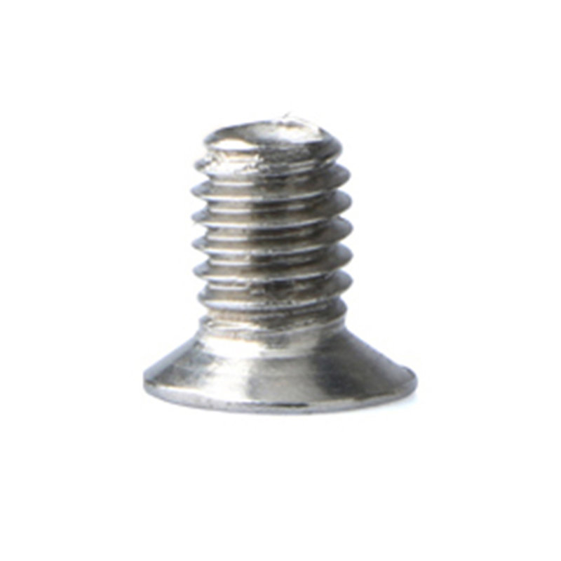 FixtureDisplays® 100PK M3 X 6mm Pitch 0.5mm - Phillips Flat Head Machine Screw (Countersunk) Carbon Steel Nickel Plated Cross Recessed 302002