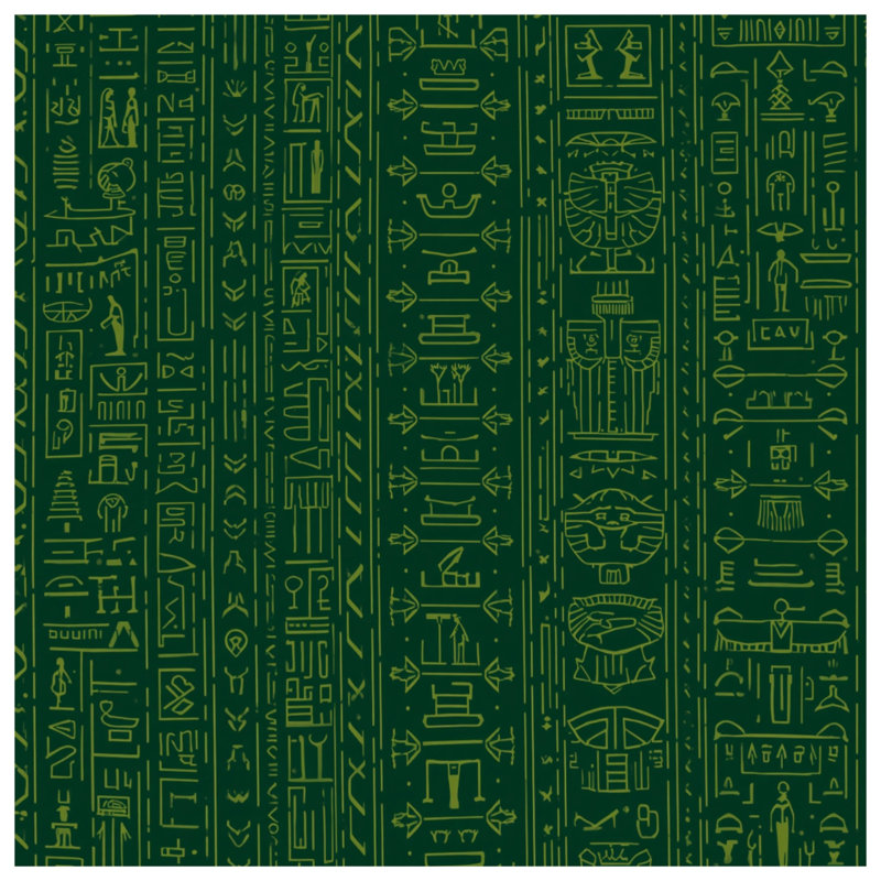 Hieroglyphics Art Pattern Duvet Covers, King