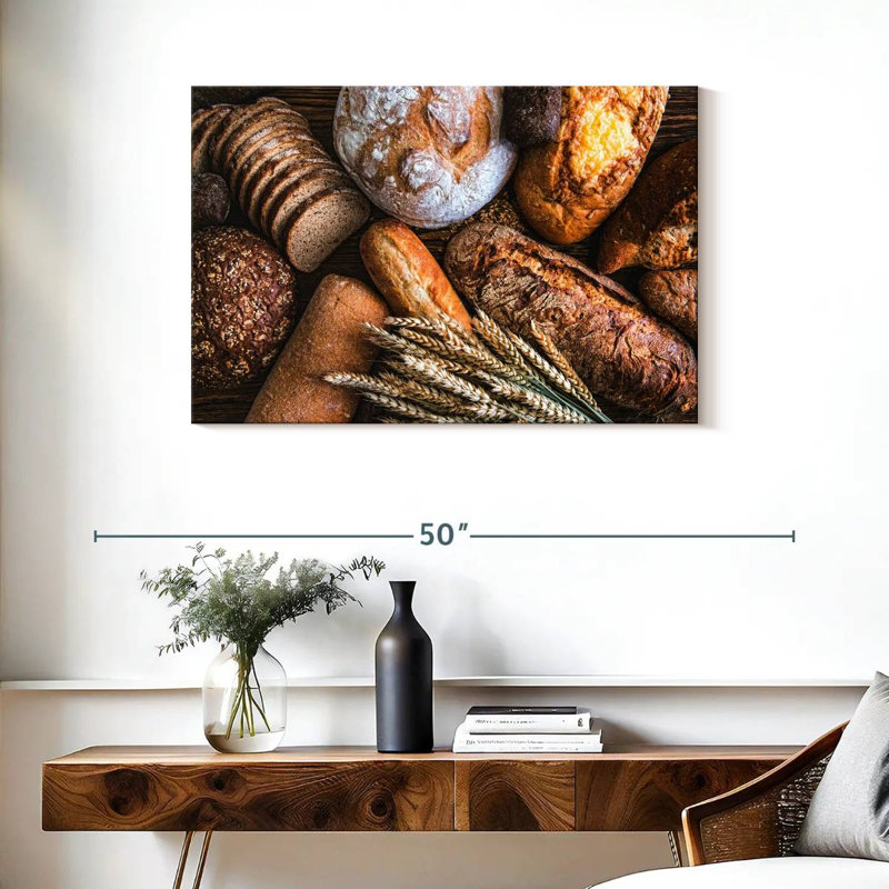 Yarlin Wheat Bread, 24" H x 36" W