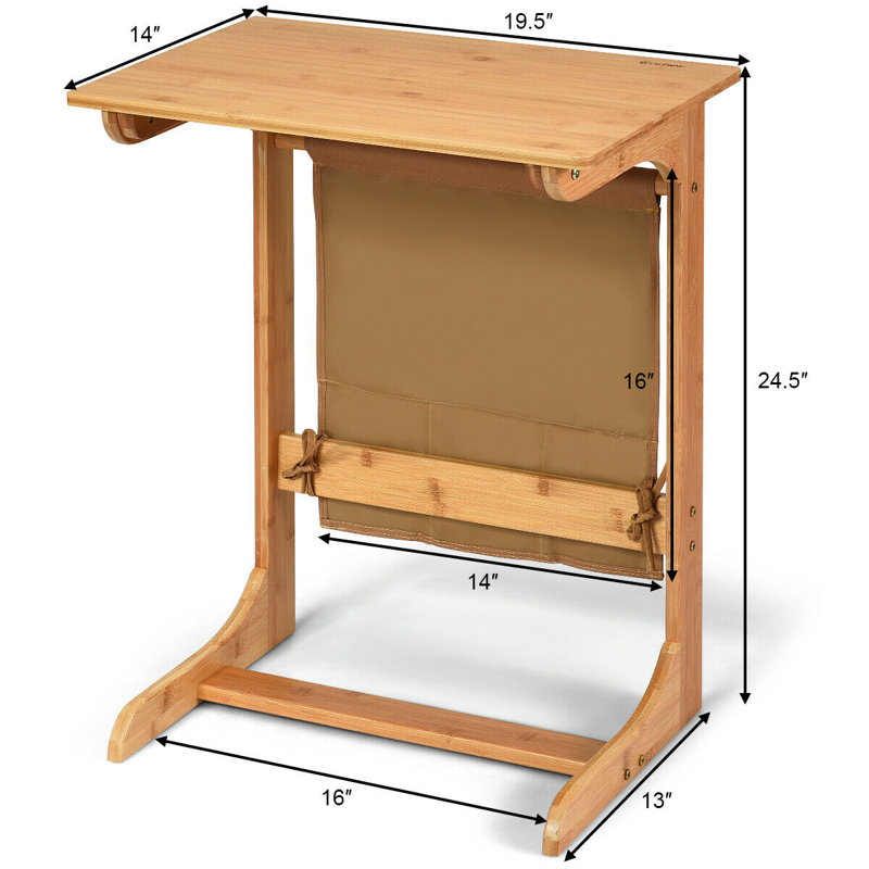 Solid Wood End Table