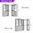 63.2" L X 63.2" W X 80" H Corner Closet System,Freestanding Closet Organizer System With 6 Drawers & 12 Shelves-730309519