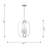 Loretto Four Light Chandelier from Generation Lighting -116119474-116119479-116119481