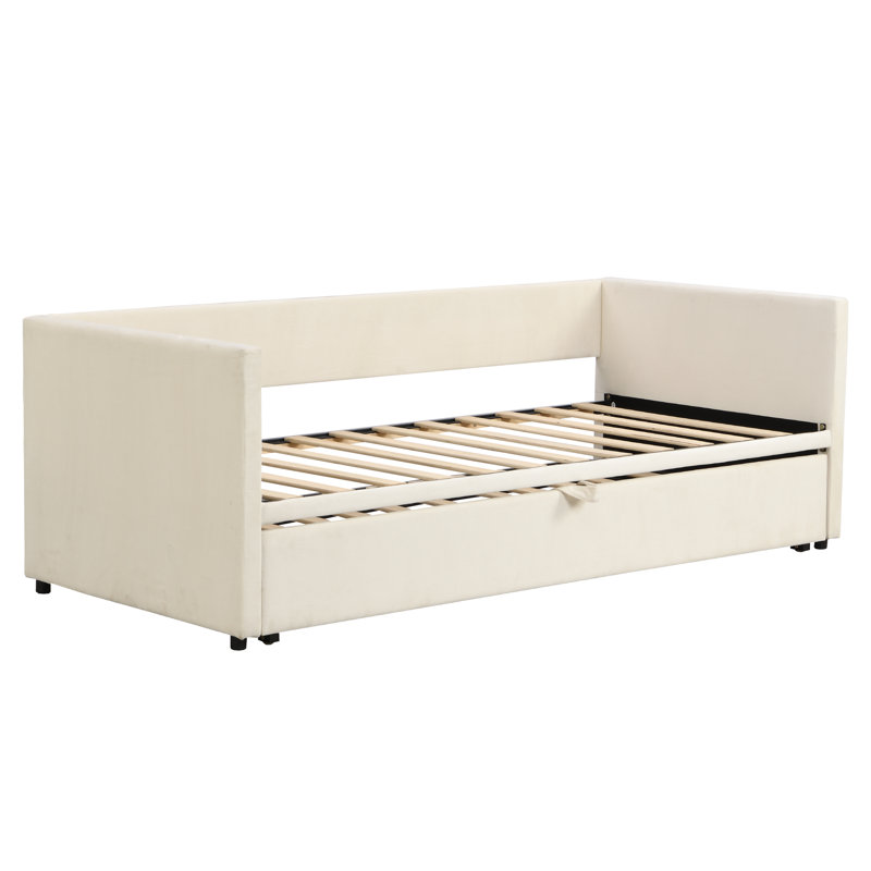 Lorraine Upholstered Bed, Beige