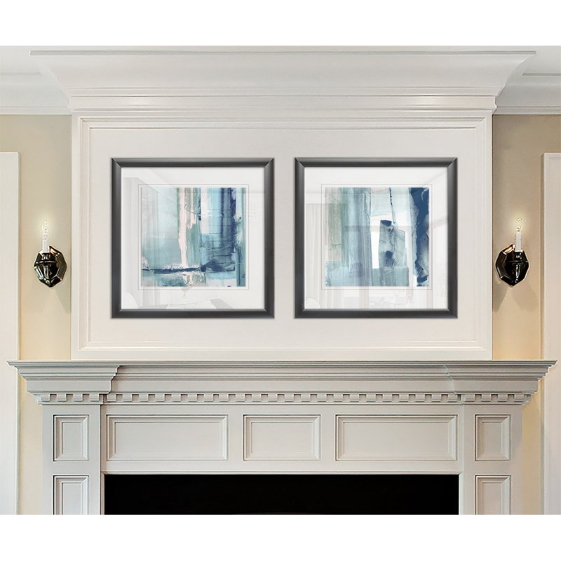 " Miss The Sea I " 2 - Pieces, Black Framed