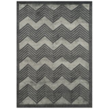 Ralph Lauren Monroe Chevron Wool, Viscose Chevron Rug