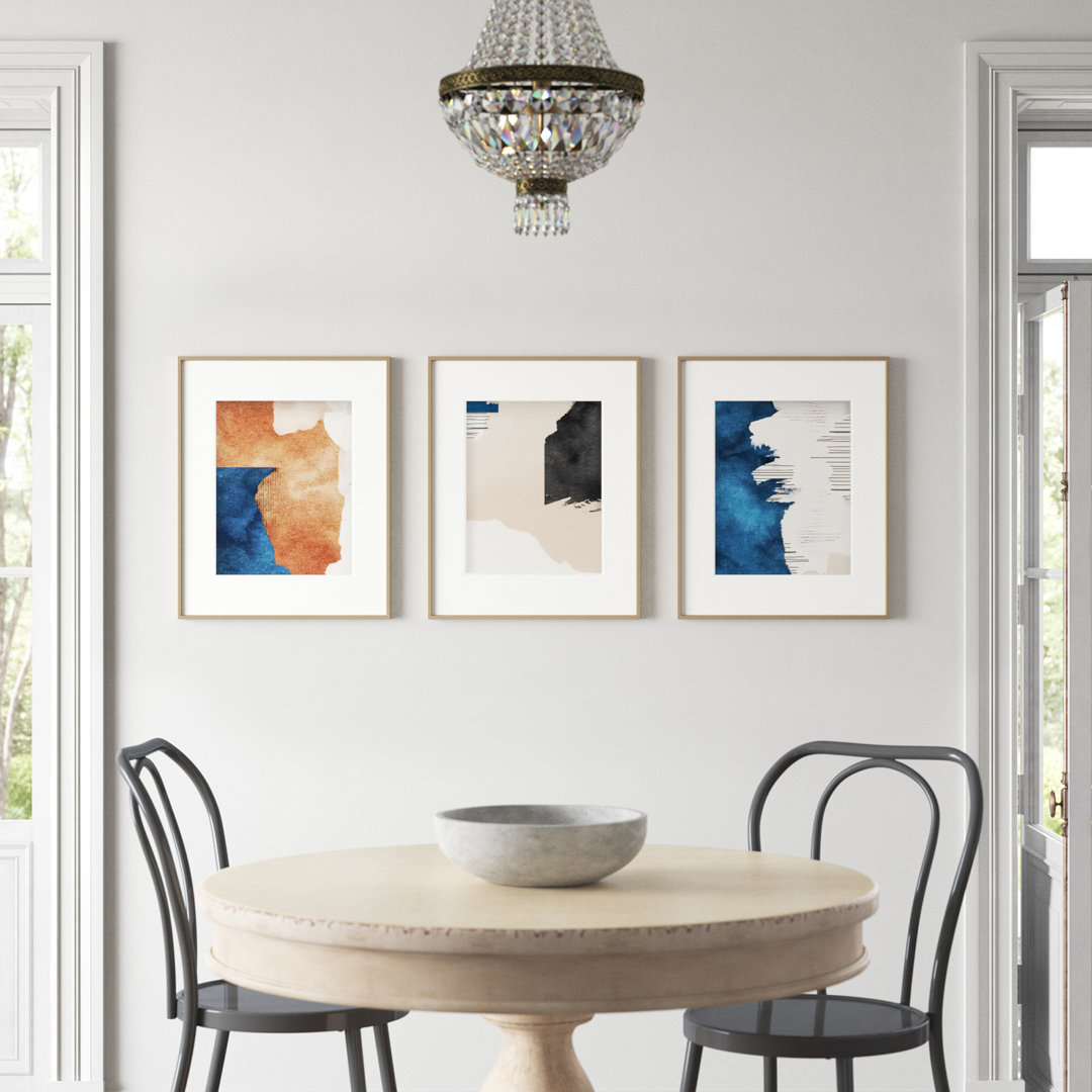 Mariana 16x20 Picture Frame, Metal Frame Display Poster 11x14 with Mat or 16 x 20 Without Mat (Set of 3) Kelly Clarkson Home