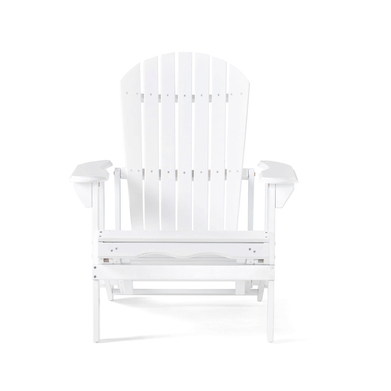 Chaise pliante inclinable Malibu résistante aux intempéries, Blanc