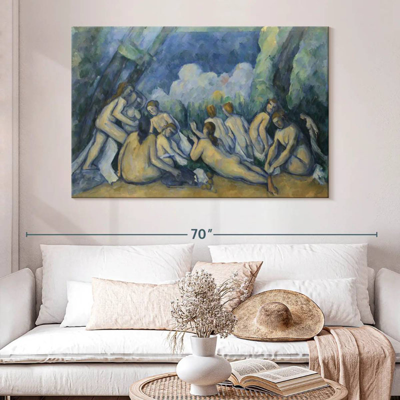 Leisha Bathers Les Grandes Baigneuses, H 34 po x l 51 po