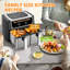 Friteuse Touch Dual Air avec rappel pour les repas croustillants et hypocaloriques-124342882