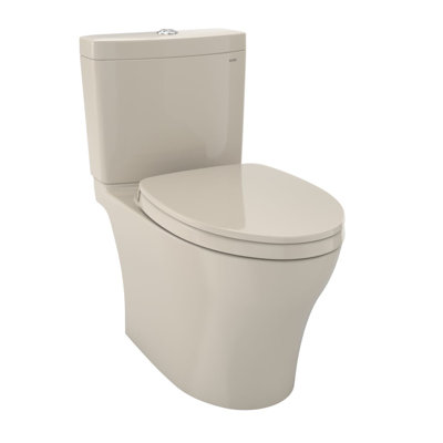 TOTO Aquia IV 1G WASHLET + Toilette allongée deux pièces à double chasse 1,0 et 0,8 GPF avec CEFIONTECT, os