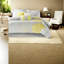 Ensemble de literie à motif floral élégant, polyester grand confort, décor de chambre à coucher moderne