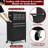 8-Drawer Rolling Tool Chest with Detachable Top Cabinet & Locking System for Garage Warehouse Repair Shop