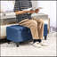 Banc de rangement pour le salon, plateau relevable avec bouton, repose-pieds polyvalent, lit et nombreuses options rembourrées pour une installation polyvalente-599940072