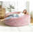 Velours lapin rose clair