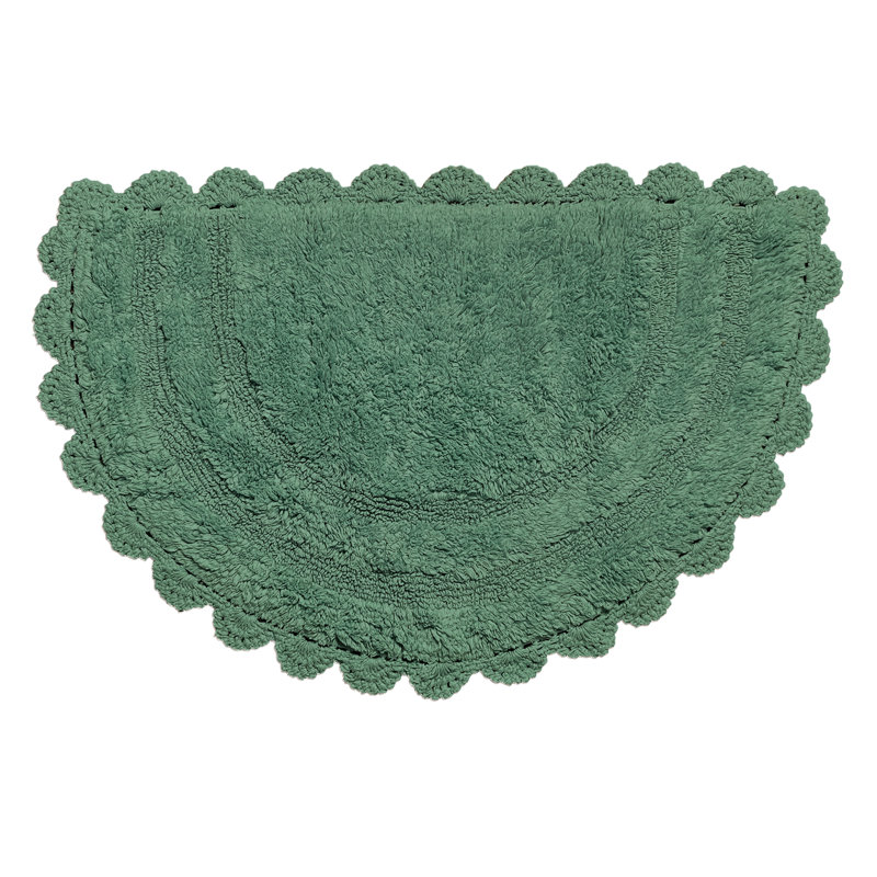 Tapis pour salle de bain Crouseville, Vert sauge