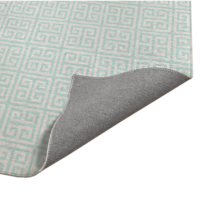 Paillasson Cuddle Key, L 60 po x L 84 po, Bleu clair