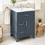 Meuble-lavabo de salle de bain de 24 pouces avec lavabo en céramique-811652409