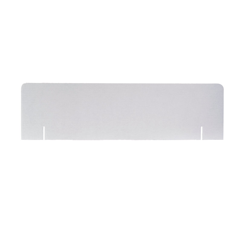 Ensemble de 10 en-têtes de 1 pli blanc