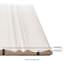 Carrelage mural cannelé 3D en porcelaine satinée Nimbus Quartz givré 17,8 cm x 40,6 cm-108775703