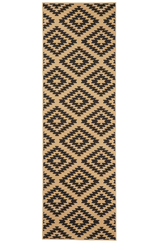 Nordic Machine Woven Brown Indoor Rug, Runner 80 x 200cm