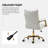 Lundgren Faux Leather Task Chair with Padded Arms-88301755