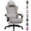 Metro Lane Adjustable Swiveling PC & Racing Game Chair-410998932