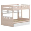 Lit superposé Fantasy Castle avec tiroirs intégrés, tablettes et lumières décoratives à DEL-136174552