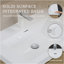 Meuble-lavabo mural 24 po avec tiroir à fermeture en douceur et lavabo blanc brillant, chêne naturel-23354842