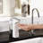 Simplehuman 8 oz. Touch-Free Sensor Liquid Soap Pump Dispenser with Soap Sample, White