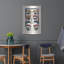 Art mural en métal, "Eyes and,1" par Andreas Magnusson, 24 po x 36 po