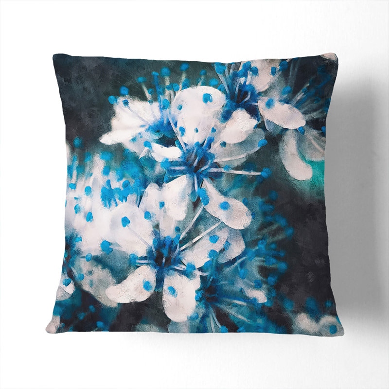 Square Cushion, 40cm H x 40cm W x 15cm D, White
