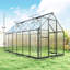 Serre de plain-pied, serre de style moderne