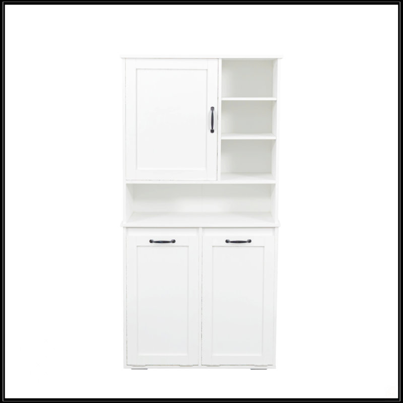 Armoire de buanderie avec portes et tablette