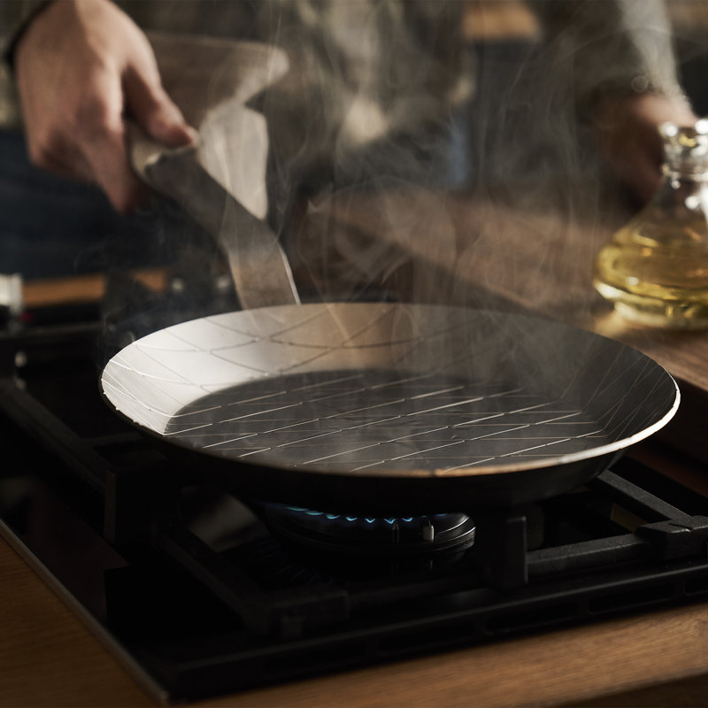 ZWILLING Forge Carbon Steel Fry Pan, 11", Stainless Steel