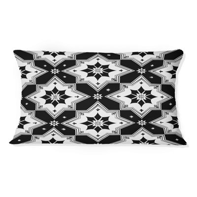 Coussin noir moderne noir Modern Stars III
