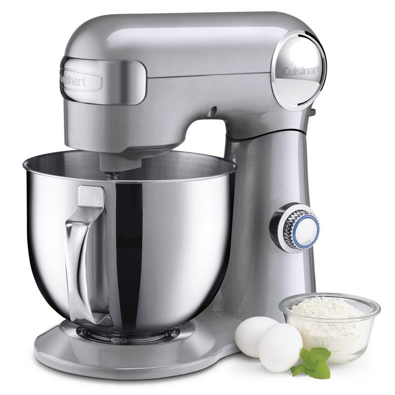 Cuisinart 12 Speed 5.5 Qt. Stand Mixer, Silver Lining