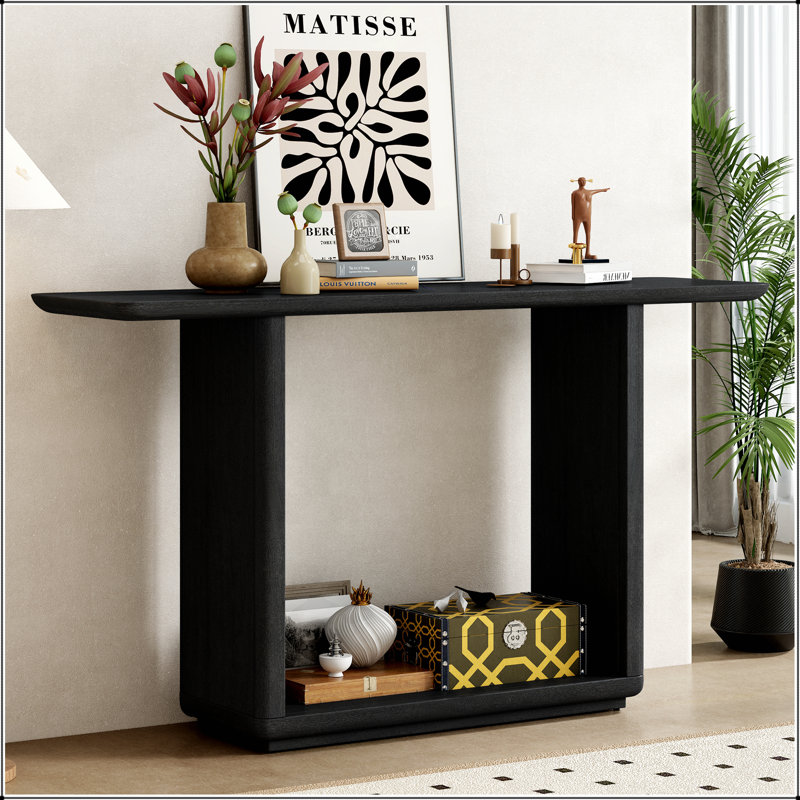 Console Mirod Elegant Minimalist, Noir