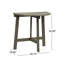 Table de bistro pliable en bois gris, qui rehausse l'espace extérieur