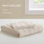 Ensembles de literie à rayures neutres tissés, polyester doux, simple moderne TG pour chambres à coucher