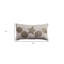 Coussin lombaire décoratif kaki ivoire